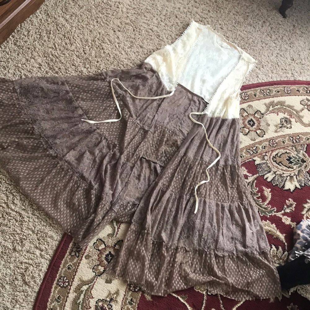 A’reve gorgeous lace boho duster